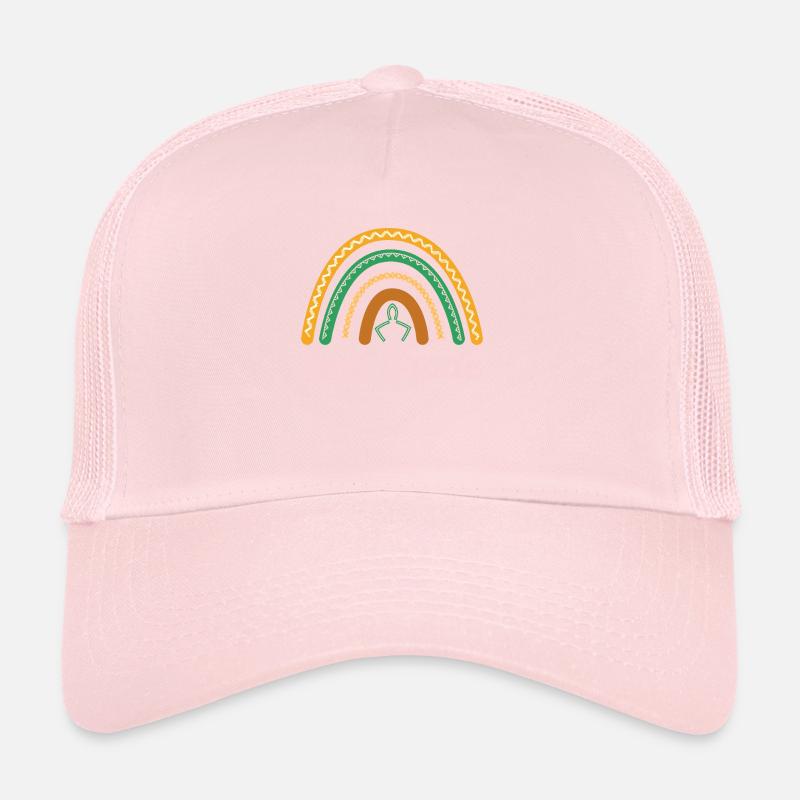 2ème classe Leopard Rainbow Design pour les étudiants et Casquette trucker 