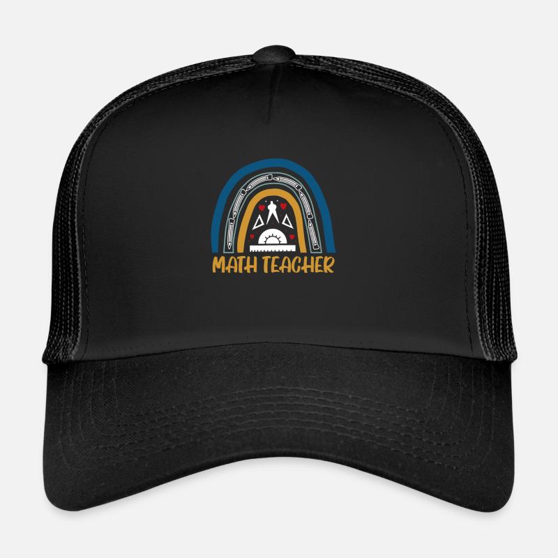 Math Teacher Design for Mathematics Professor Trucker Cap