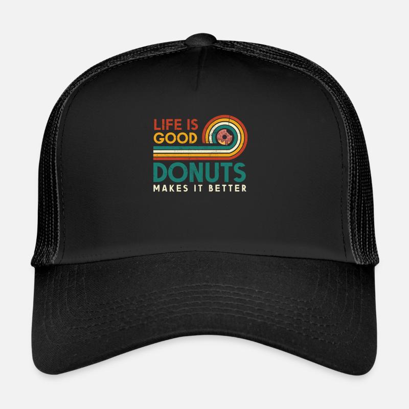Life Is Good Donuts Makes It Better For Trucker Cap
