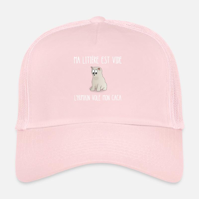ma litière est vide Casquette trucker 