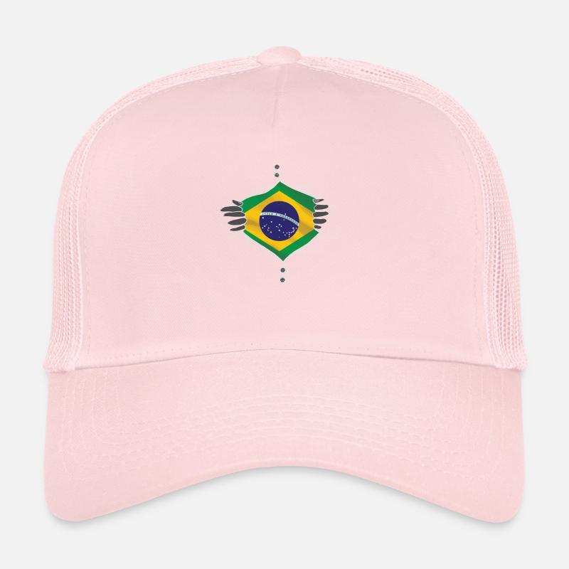 drapeau du Brésil fier Casquette trucker 