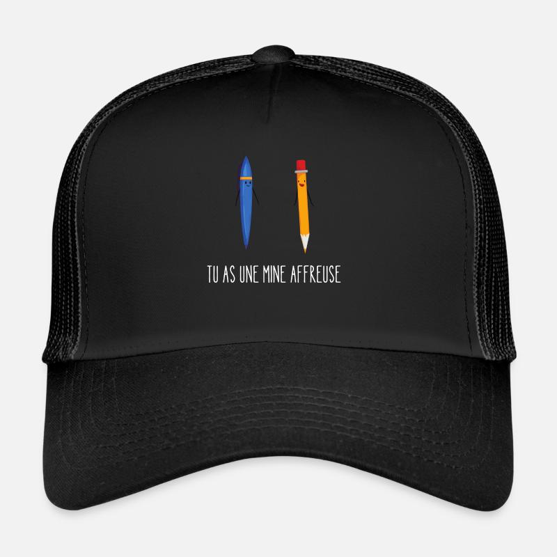 tu as une mine affreuse Casquette trucker 