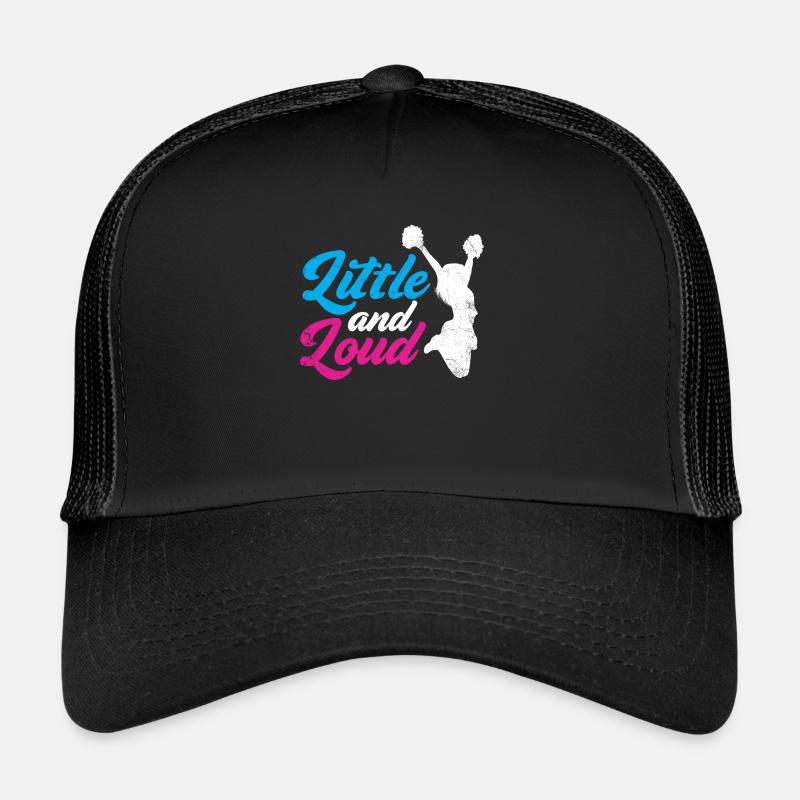 Small and loud design for cheerleaders Trucker Cap