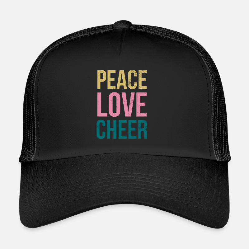 Peace Love Applause Design for Trucker Cap
