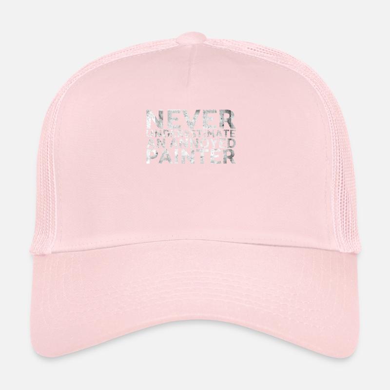 Ne sous-estimez jamais un peintre mécontent Casquette trucker 