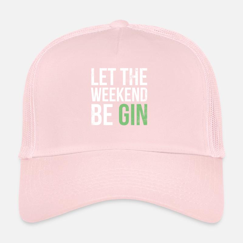 Que le week-end soit gin Casquette trucker 