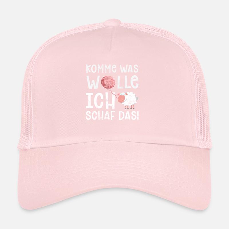 Schäffchen Wortspiel, Schafe Trucker Cap