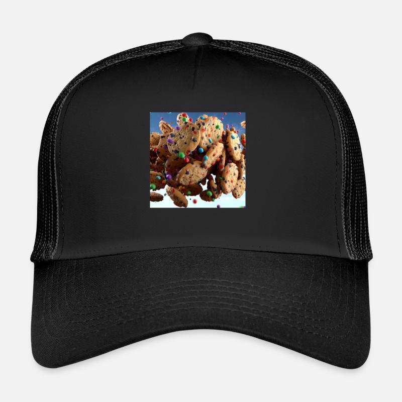 😂😂😂Cookies - Trucker Cap - black/black