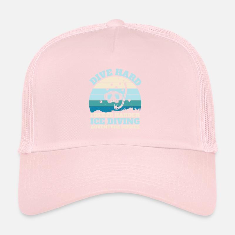 Dive Hard Freezy Harder, Eistaucher Trucker Cap