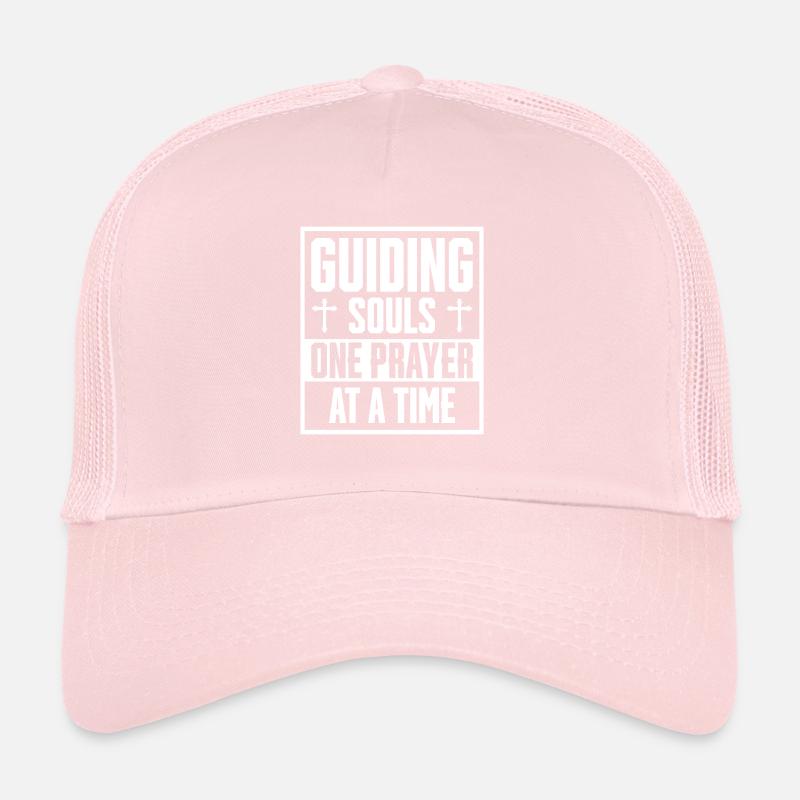 Leading souls, one prayer at a time, chaplain Trucker Cap