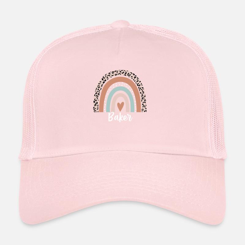 Baker arc-en-ciel léopard drôle Baker appréciation Casquette trucker 