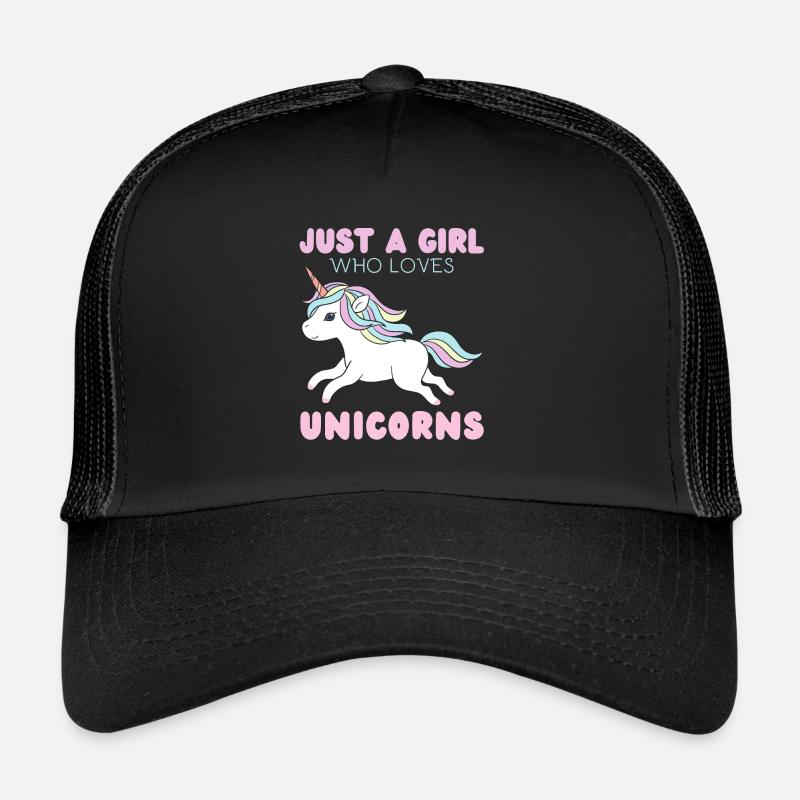 Nur Ein Mädchen, Das Einhörner Liebt. Trucker Cap