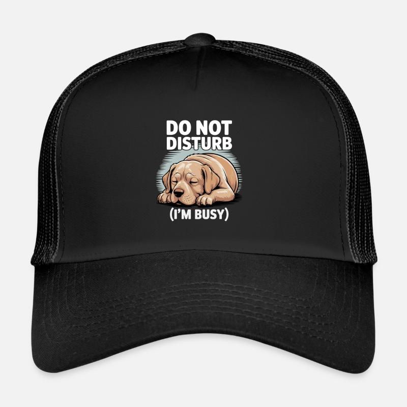 Goldener Labrador Bitte nicht stören Ich bin beschäftigt Trucker Cap