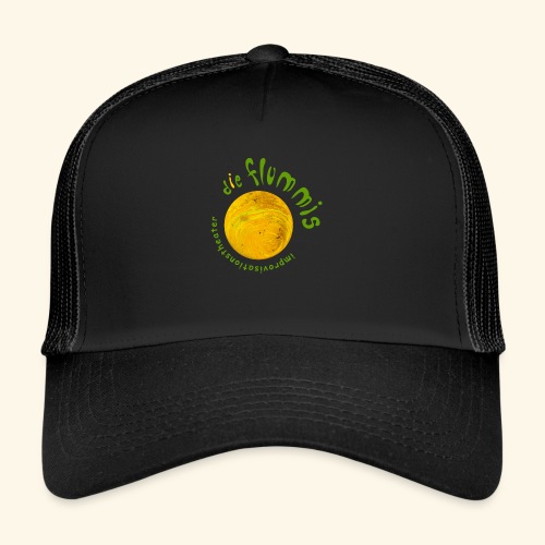 Flummi Logo rund gelb - Trucker Cap