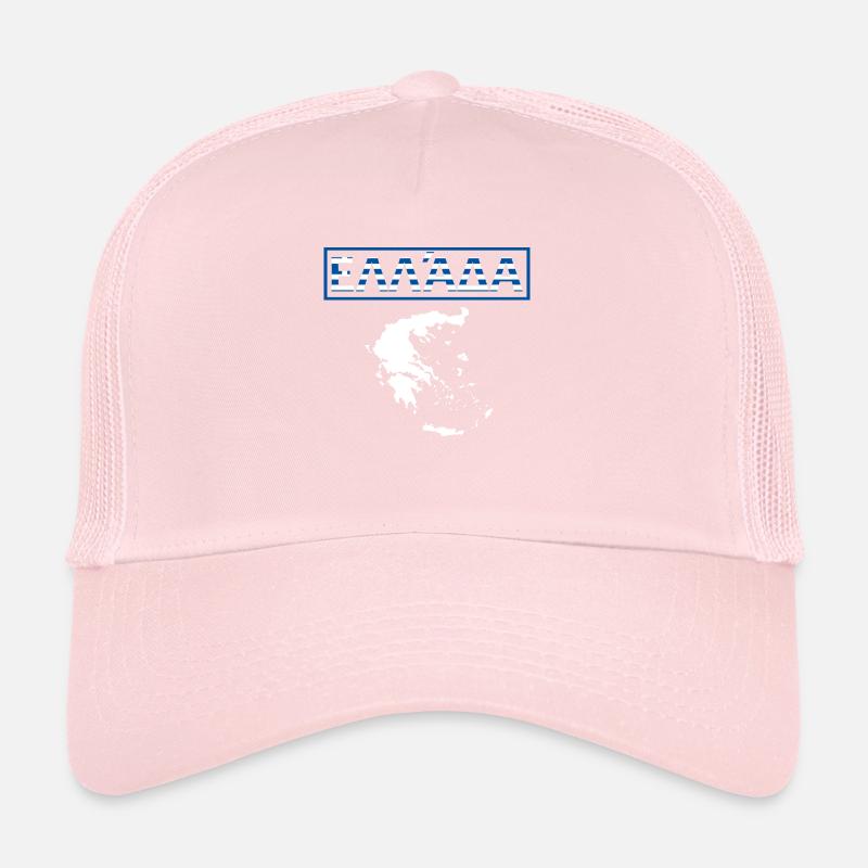 Grèce Drapeau Hellas Athènes Crète Kos Kos Casquette trucker 