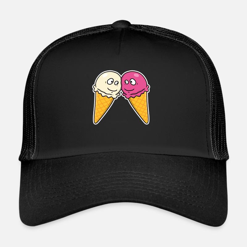 Amoureux de la crème glacée Casquette trucker 