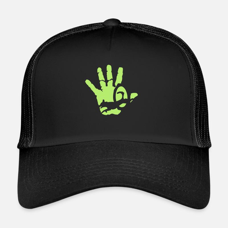 main agility - Casquette trucker  - noir/noir