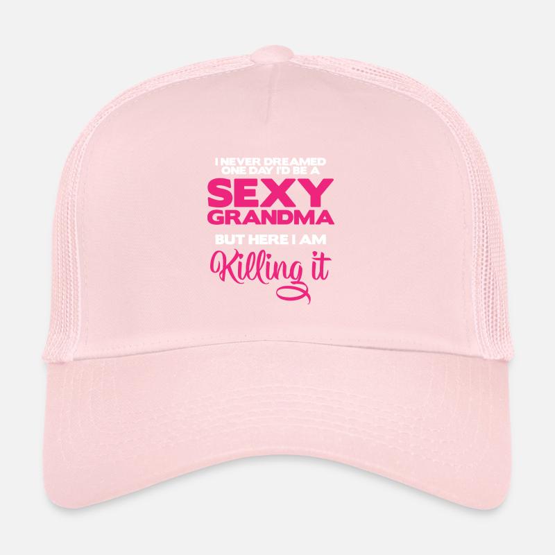 Sexy Oma tötet es Großmutter Geschenkidee Trucker Cap