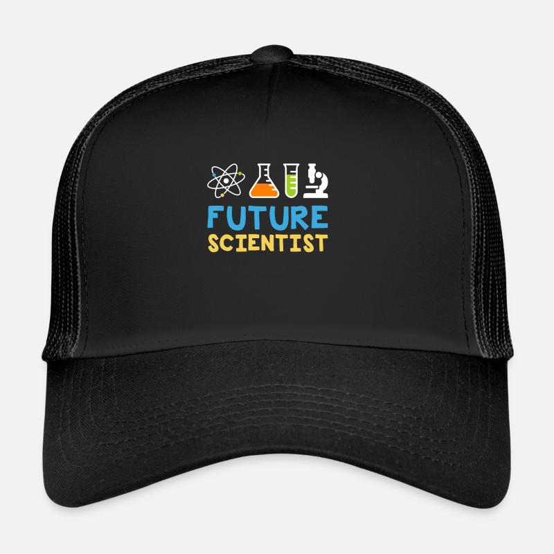 Future Scientist - Wissenschaften - Trucker Cap - Schwarz/Schwarz