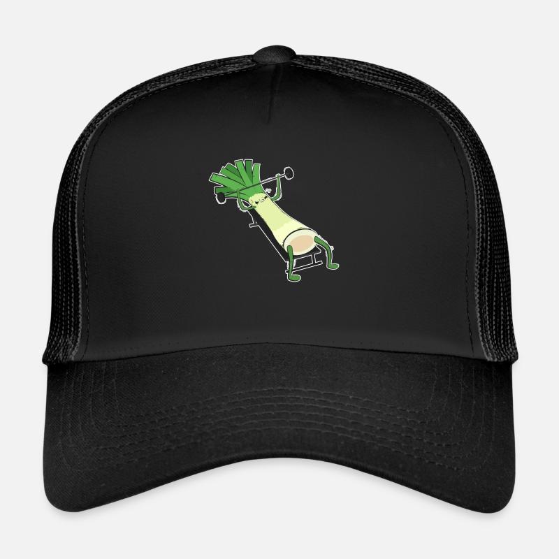 Leek bench press studio Trucker Cap