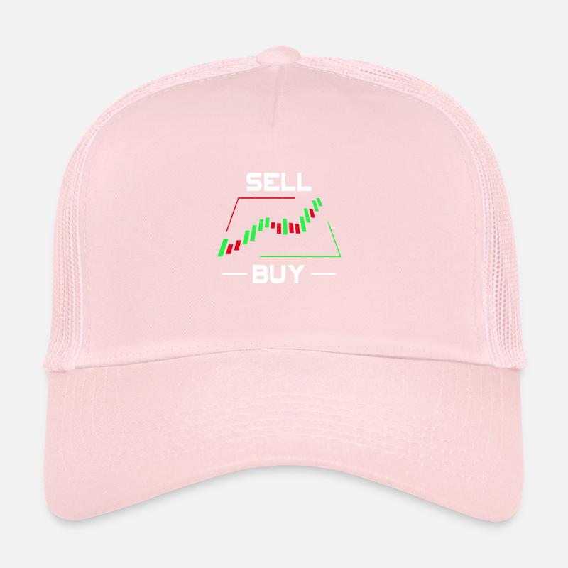 Marché boursier Trader Candlestick Chart Trading Gift Casquette trucker 