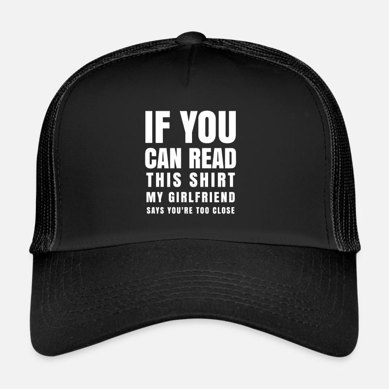 Funny Boyfriend Saying Valentine Gift for Him Men Trucker Cap