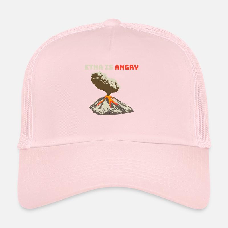 Mount Etna is Angry, Lava Flow, Volcanic Eruption Trucker Cap