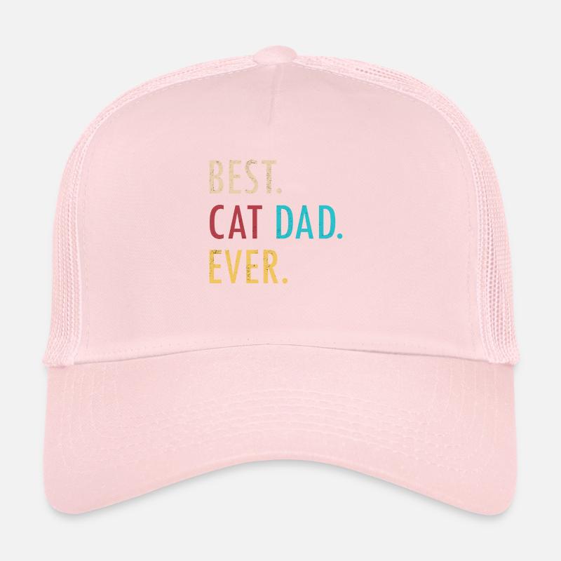 Best Cat Dad Ever Retro Trucker Cap