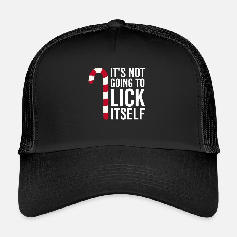 Es wird sich nicht selbst Lecken Zuckerstange Trucker Cap
