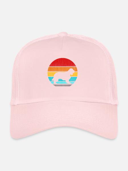 cocker spaniel - Trucker Cap - pale pink - Front