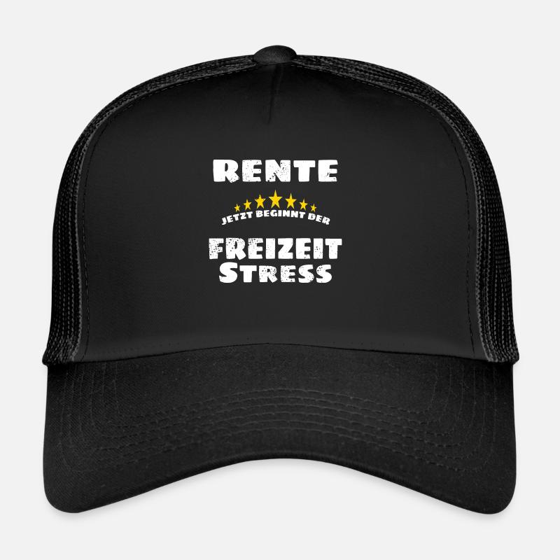Rente jetzt beginnt der Freizeitstress Ruhestand Trucker Cap