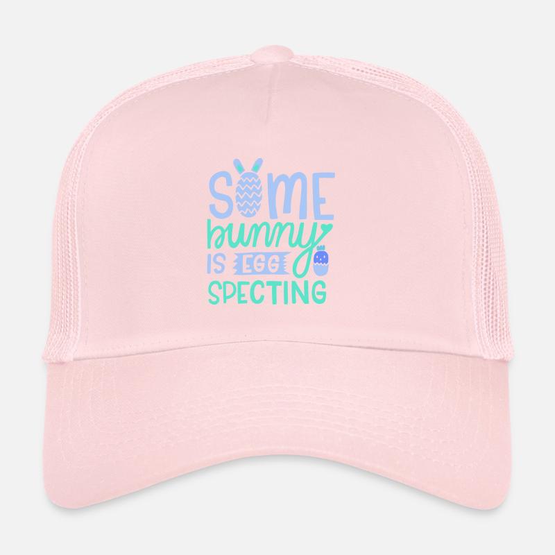 Egg-Specting Easter Pregnancy Baby Announcement Trucker Cap