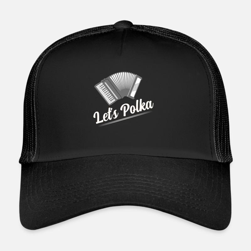 Let's Polka Pride Accordion Trucker Cap