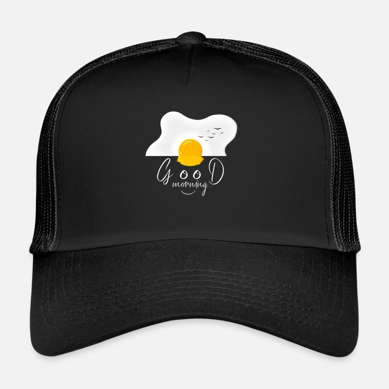 Ei guten Morgen - Trucker Cap - Schwarz/Schwarz