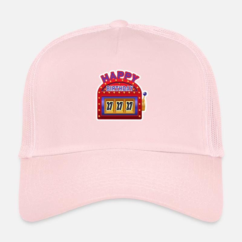 Joyeux anniversaire 27 Casquette trucker 