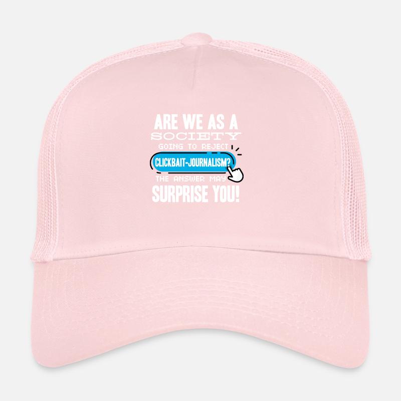 Journaliste de journalisme Drôle Casquette trucker 