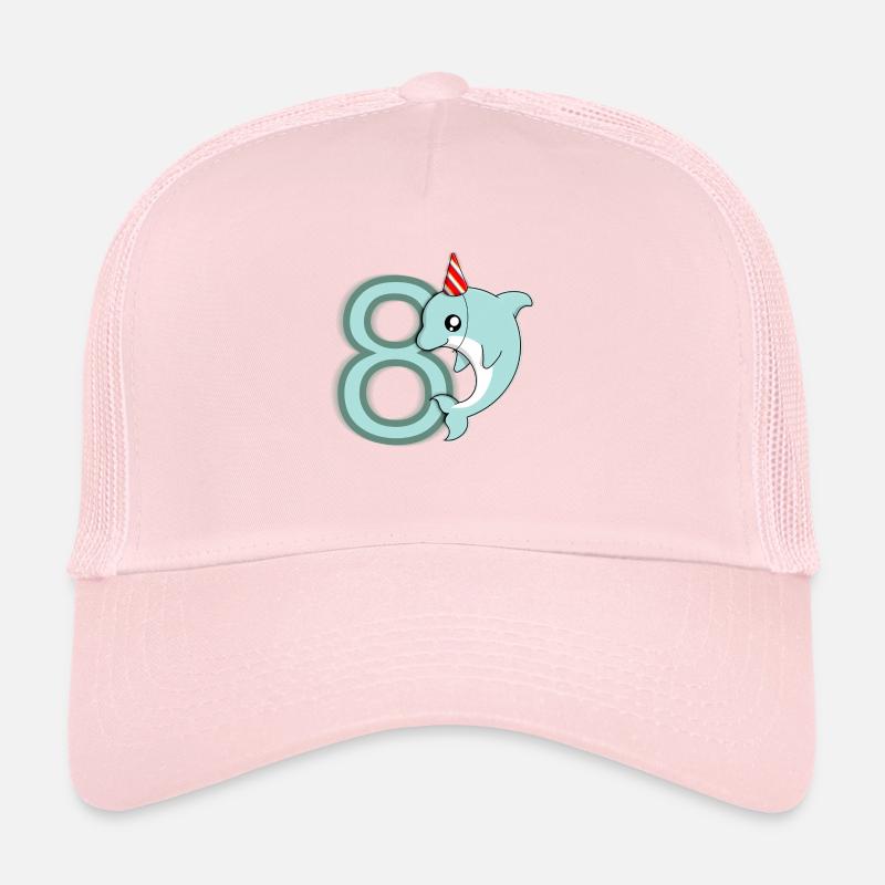8 Jahre Geburtstagsdelfin Trucker Cap