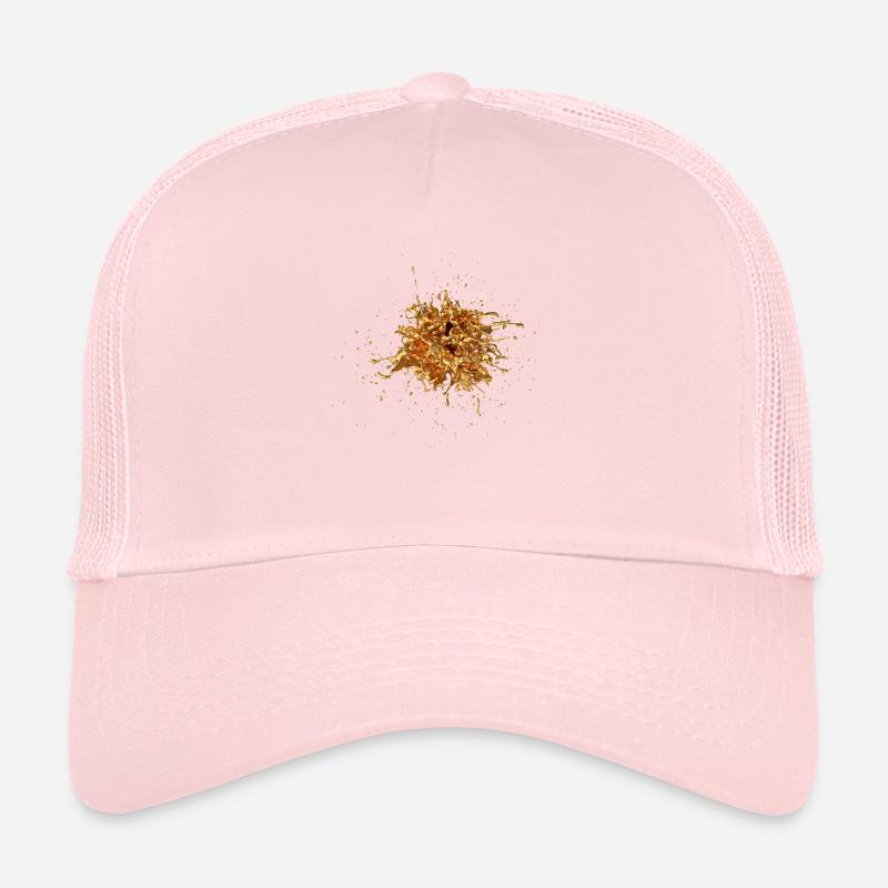 Gold Spritzer 3D - Éclaboussures Casquette trucker 