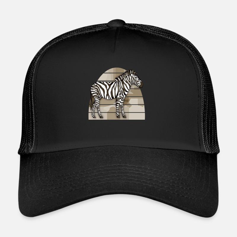Zebra Trucker Cap