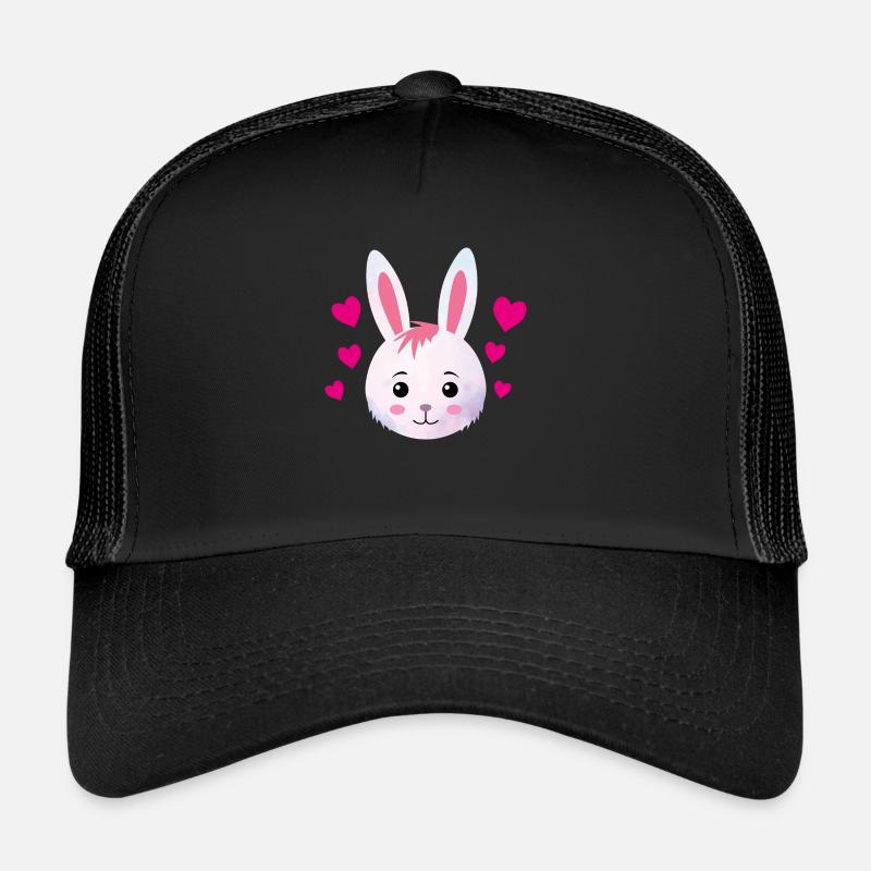 Cœur de lapin doux Casquette trucker 