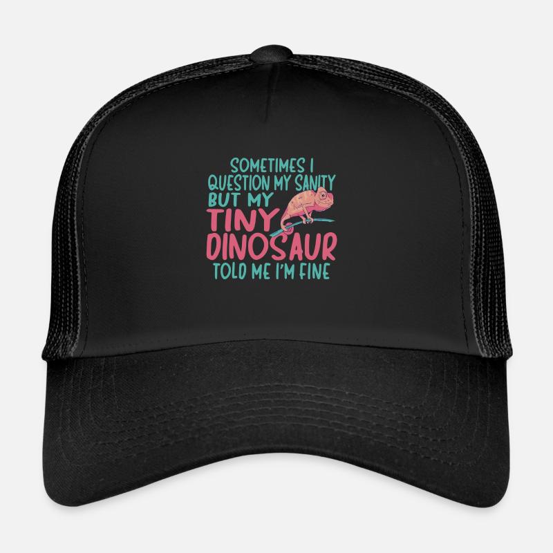 Chamäleon Eidechse Reptil Herpetologe Trucker Cap