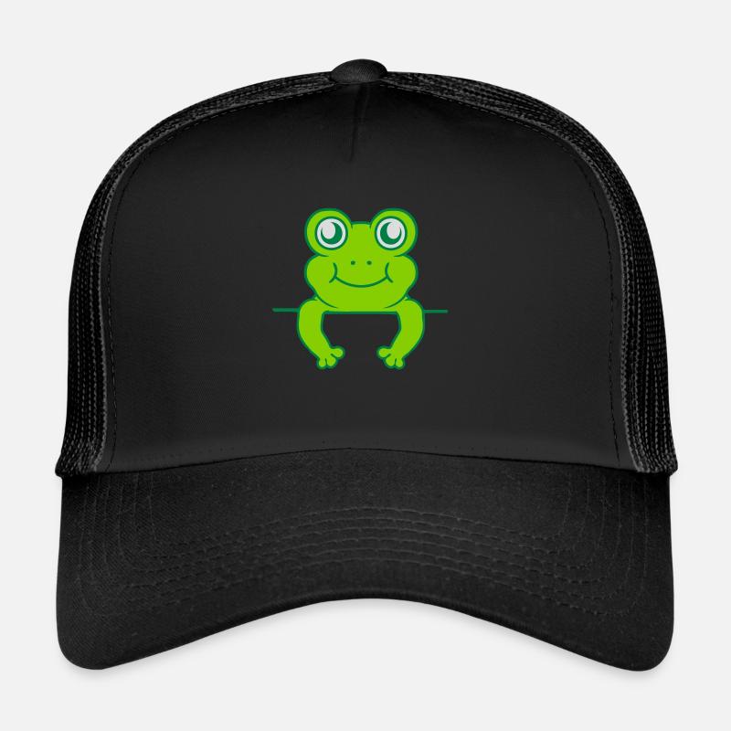 Shield Wall Frog Comic Trucker Cap