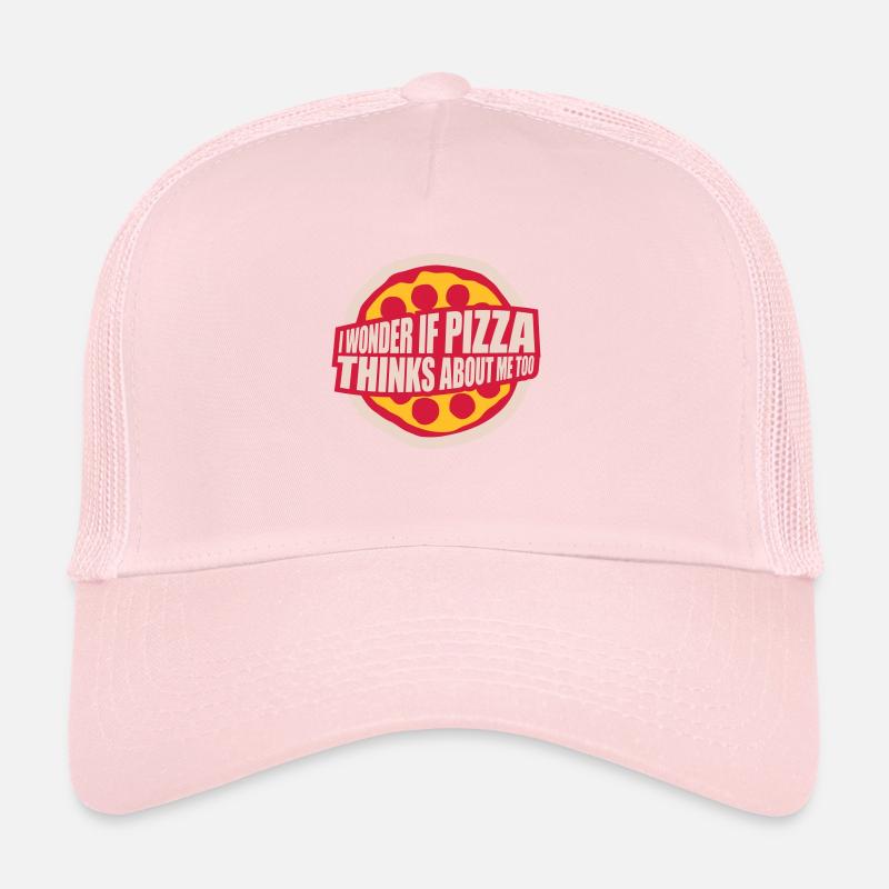 La pizza pense à moi Casquette trucker 