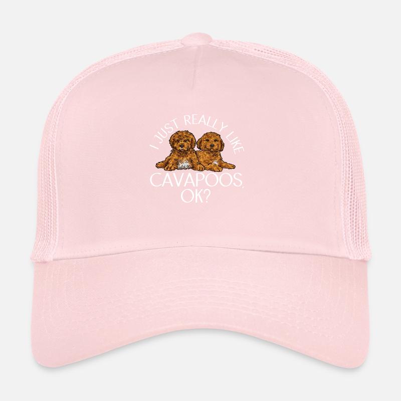 Cavapoo Cavoodle Capoodle Chien Casquette trucker 