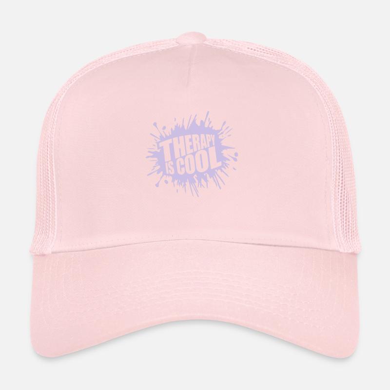 therapy is cool Zitat Trucker Cap