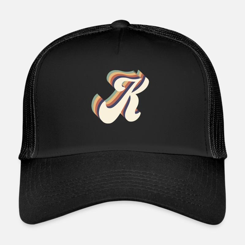 lettre k Casquette trucker 