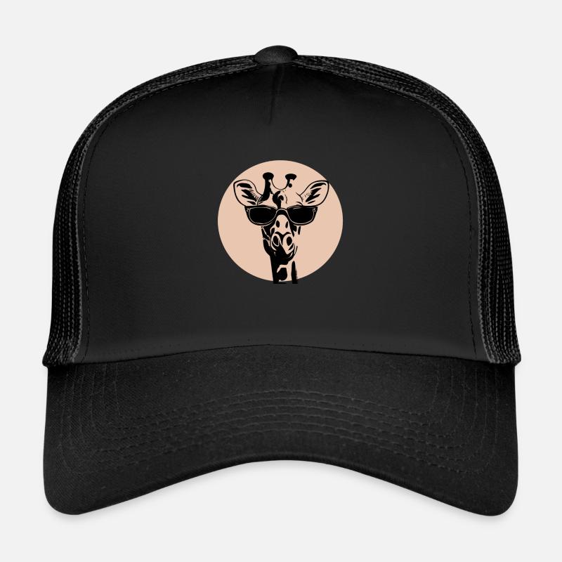 Giraffe mit Brille Trucker Cap