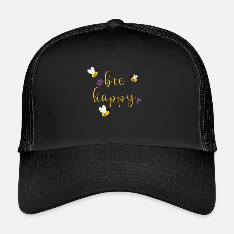 abeille heureuse Casquette trucker 