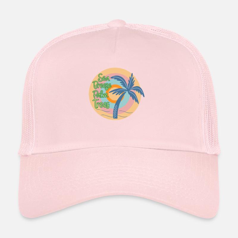 Meeresbrise Palmenbaum Trucker Cap