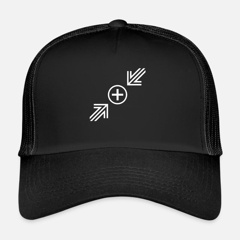 Pfeil - Trucker Cap - Schwarz/Schwarz